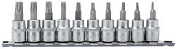 Draper 16309 ʍ-TX/10/55) - 3/8" Sq. Dr. 48mm Long Draper TX-STAR® Socket Bit Set ⠐ Piece)