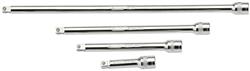 Draper 16766 ʋ-WEXT/4) - 1/4" Square Drive Satin Chrome Wobble Extension Bar Set ʄ Piece)