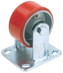 Draper 65531 �) - Fixed Plate Fixing Heavy Duty Polyurethane Wheel