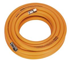 Sealey AHHC10 - Air Hose 10mtr x Ø8mm Hybrid High Visibility with 1/4"BSP Unions