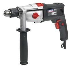 Sealey SD1000 - Hammer Drill 13mm 2 Mechanical/Variable Speed 1050W/230V