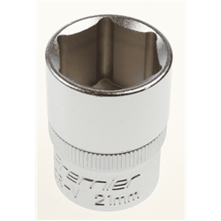 Sealey At00052 - Socket 1/2"Dr 21mm (Satin/Chrome)